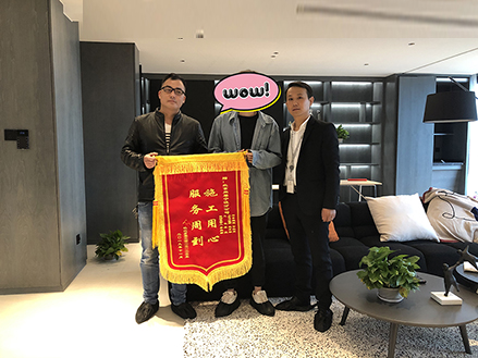 宁波江山万里别墅装修项目举行竣工仪式!